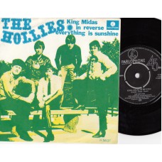 HOLLIES King Midas In Reverse / Everything Is Sunshine (Parlophone R 5637) Holland 1967 PS 45