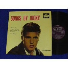 RICK NELSON Songs By Ricky (London) UK 1959 Mono LP