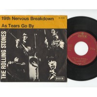 ROLLING STONES 19th Nervous Breakdown / As Tears Go By (Decca DL 25222) Germany 1966 PS 45