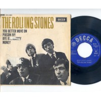 ROLLING STONES You Better Move On / Poison Ivy / Bye Bye Johnny / Money (Decca 8560) UK 1964 PS EP