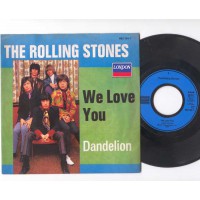 ROLLING STONES We Love You / Dandelion (London 882154-7) Germany 1989 Reissue PS 45