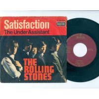 ROLLING STONES Satisfaction / The Under Assistent West Coast Promotion Man (Decca DL 25200) Germany 1965 PS 45