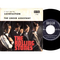 ROLLING STONES Satisfaction / The Under Assistent West Coast Promotion Man (Decca F 12220) Sweden 1965 PS 45