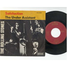 ROLLING STONES Satisfaction / The Under Assistent West Coast Promotion Man (Decca) Germany 1965 PS 45