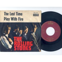 ROLLING STONES The Last Time / Play With Fire (Decca 25172) Germany 1965 PS 45