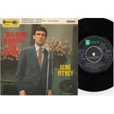 GENE PITNEY San Remo Winners and Others EP (Stateside) UK 1965 PS EP