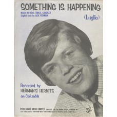 HERMANS HERMITS Something Is Happening (Sheet Music) UK