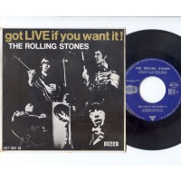 ROLLING STONES Got Live If You Want It (Decca) French PS EP