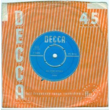 THEM Here Comes The Night / All For Myself (Decca F 12096) Sweden 1965 CS 45