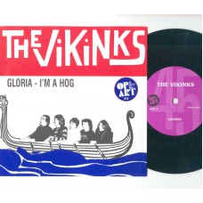 VIKINKS Gloria / I'm A Hog (Op Art) Holland Reissue PS 45