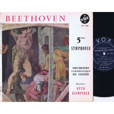 Beethoven Symph.#5 KLEMPERER (VOX XPV 1068)  France1958 10" LP