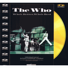 WHO,THE Who's Better, Who's Best (Polygram) Germany 1988 CD Video Disc