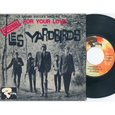 YARDBIRDS For Your Love / Got To Hurry / A Certain Girl / I Wish You Would (Riviera 231074) France 1964 PS EP