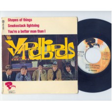 YARDBIRDS Shapes Of Things / Smokestack Lightning / You're A Better Man Than I (Riviera 231170) France 1966 PS EP