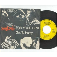 YARDBIRDS For Your Love / Got To Hurry (Epic 9790) Germany 1965 PS 45