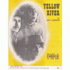 CHRISTIE Yellow River (CBS) UK Sheet Music